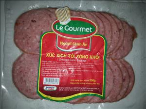 Xúc xích Tỏi Xông Khói