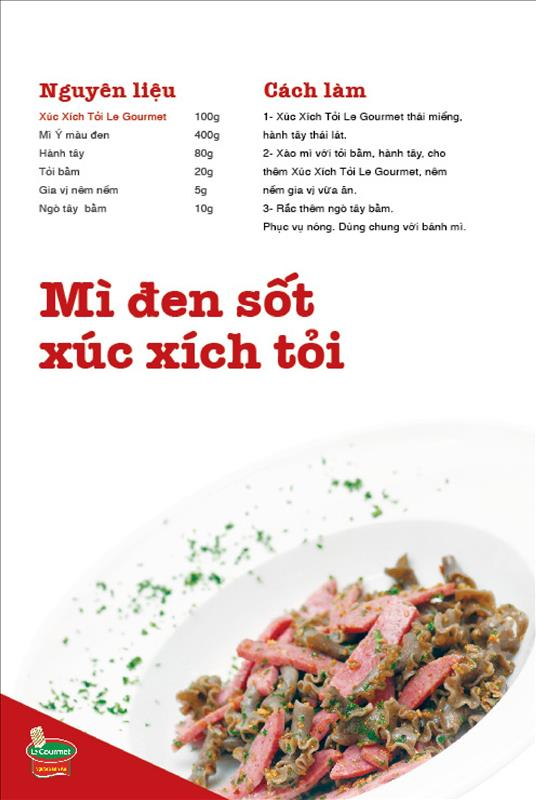 Xúc xích Tỏi Xông Khói